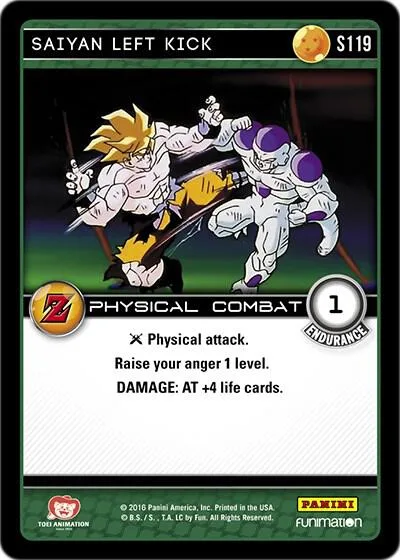 AWA-S119 Saiyan Left Kick