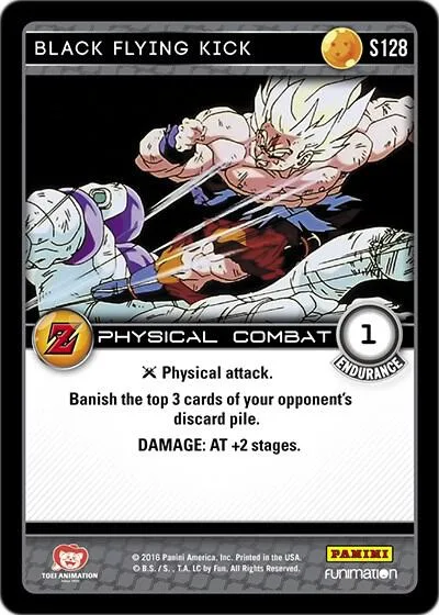 AWA-S128 Black Flying Kick