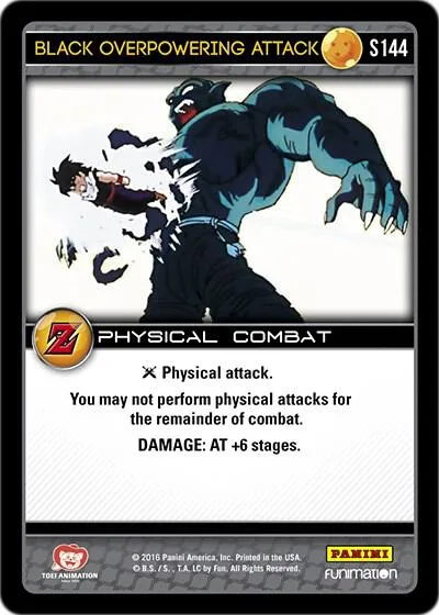 AWA-S144 Black Overpowering Attack