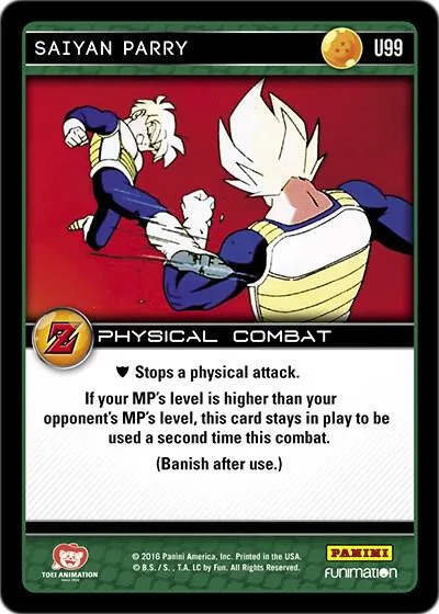 AWA-U99 Saiyan Parry
