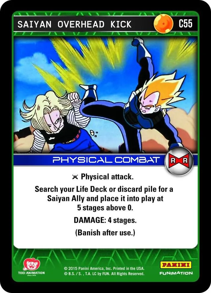 EVO-C55 Saiyan Overhead Kick