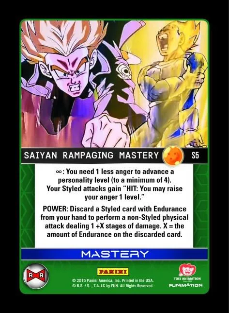 EVO-S5 Saiyan Rampaging Mastery