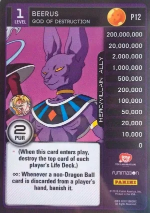 AWA-P12 Beerus - God of Destruction (Promo)