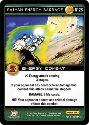 AWA-R128 Saiyan Energy Barrage