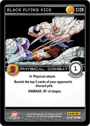 AWA-S128 Black Flying Kick