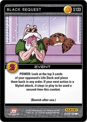 AWA-S133 Black Request