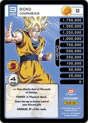 AWA-S3 Goku - Courageous (Rainbow Foil)