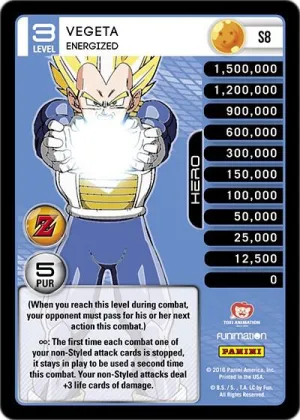 AWA-S8 Vegeta - Energized (Rainbow Foil)