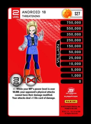 EVO-S27 Android 18 - Threatening (Rainbow Foil)