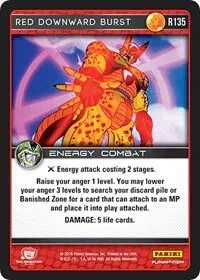 PER-R135 Red Downward Burst