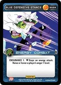 PRE-S124 Blue Defensive Stance