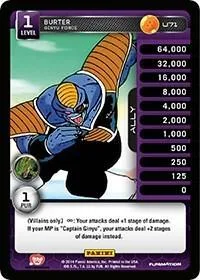 PRE-U71 Burter - Ginyu Force
