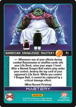 EVO-P1 Namekian Knowledge Mastery