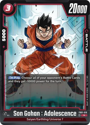 FB01-016 Son Gohan : Adolescence