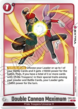 FB03-025 Double Cannon Maximum