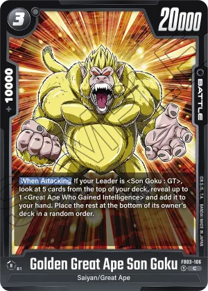 FB03-106 Golden Great Ape Son Goku