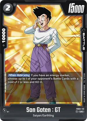 FB03-113 Son Goten : GT