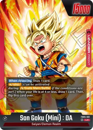 FB05-001 Son Goku (Mini) : DA (Alt art)