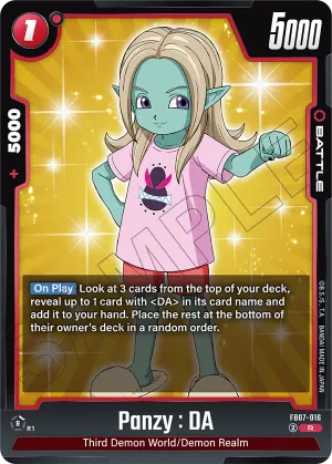 FB07-016 Panzy : DA