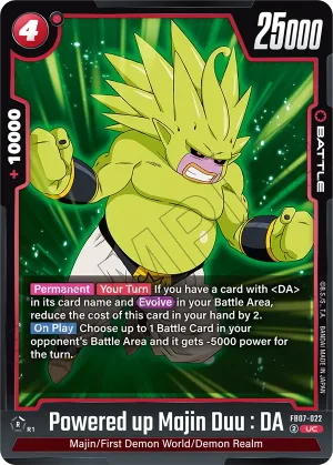 FB07-022 Powered up Majin Duu : DA