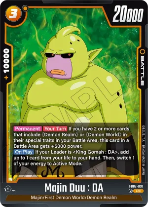 FB07-091 Majin Duu : DA