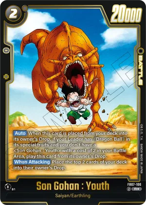 FB07-106 Son Gohan : Youth (Alt art)