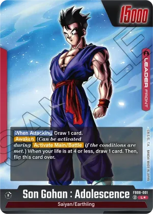 FB08-001 Son Gohan : Adolescence (Alt art)