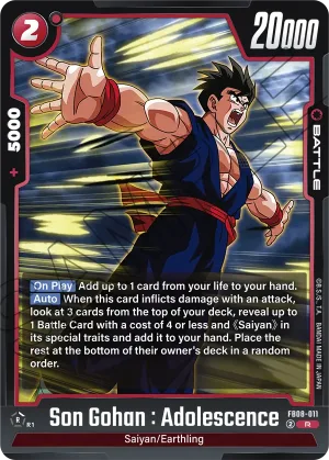 FB08-011 Son Gohan : Adolescence