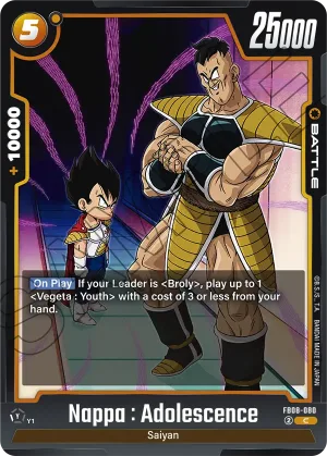 FB08-080 Nappa : Adolescence