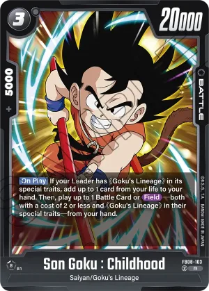 FB08-103 Son Goku : Childhood