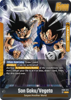 FB09-073 Son Goku/Vegeta (Alt art)