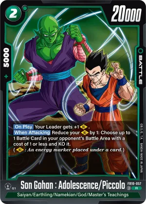 FB10-057 Son Gohan : Adolescence/Piccolo