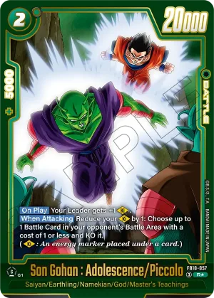 FB10-057 Son Gohan : Adolescence/Piccolo (Alt art)