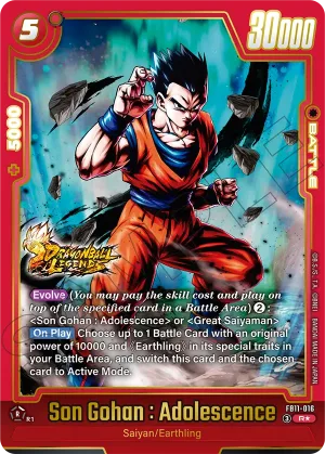 FB11-016 Son Gohan : Adolescence (Alt art)