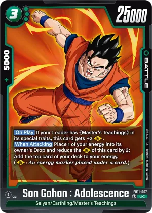 FB11-067 Son Gohan : Adolescence