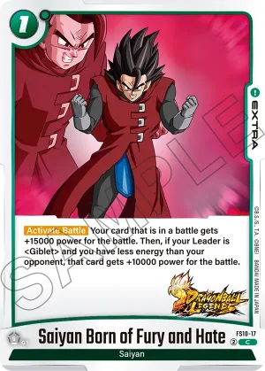 FS10-17 Saiyan Born of Fury and Hate