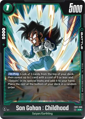 FB01-088 Son Gohan : Childhood (Alt art)