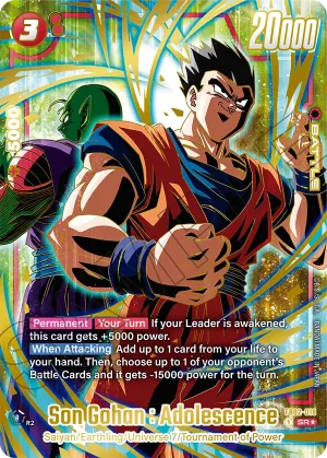 FB02-018 Son Gohan : Adolescence (Alt art)