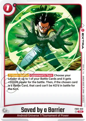 FB02-033 Saved by a Barrier (Alt art)