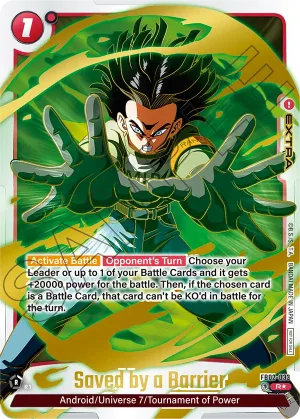 FB02-033 Saved by a Barrier (Alt art)