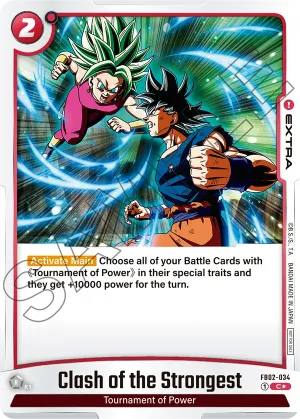 FB02-034 Clash of the Strongest (Alt art)