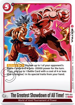 FB03-024 The Greatest Showdown of All Time! (Alt art)