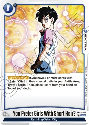 FB03-052 You Prefer Girls With Short Hair? (Alt art)
