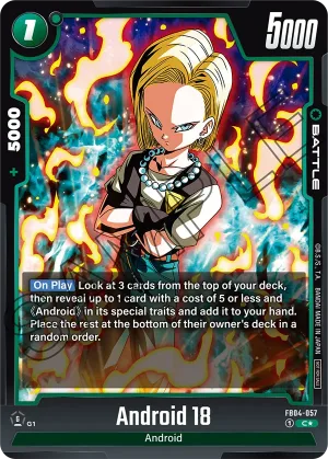 FB04-057 Android 18 (Alt art)
