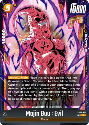 SB01-034 Majin Buu : Evil (Alt art)