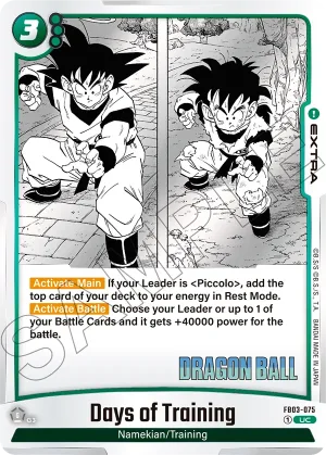 FB03-075 Days of Training (Alt art)