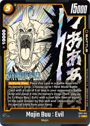SB01-034 Majin Buu : Evil