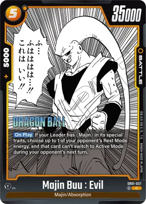 SB01-037 Majin Buu : Evil