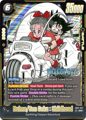 SB01-057 Bulma/Son Goku : Childhood