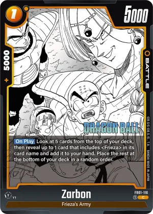 FB01-116 Zarbon (Alt art)